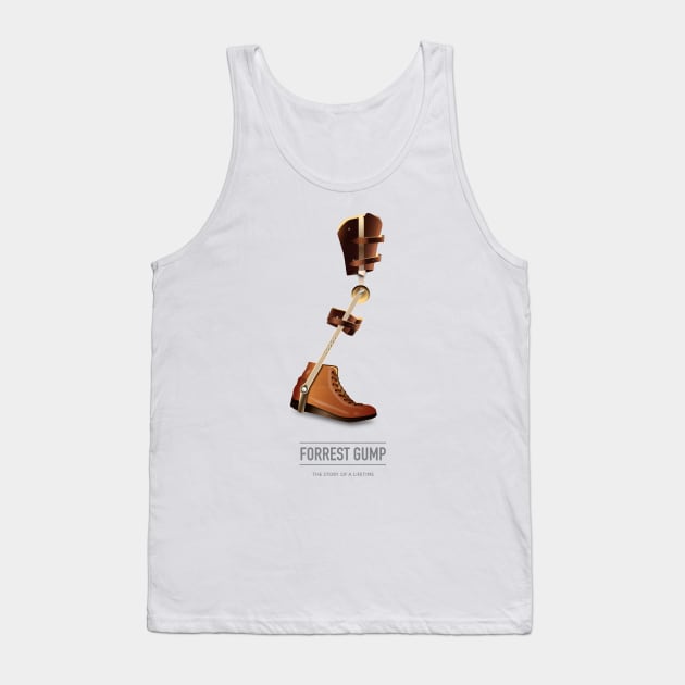 Forrest Gump - Alternative Movie Poster Tank Top by MoviePosterBoy